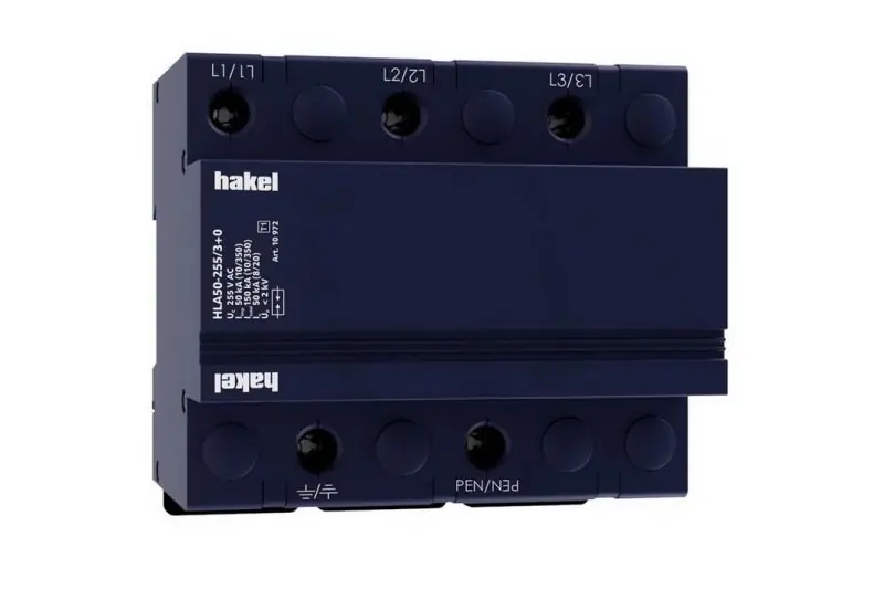 Odeslání Ihned Svodič impulzních proudů HLA50-255/3+0 SPD typ 1 HAKEL 10972