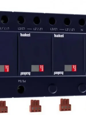 Autentický Svodič impulzních proudů a rázového přepětí HAKEL HLSA25-275/4+0 S SPD typ 1+2+3