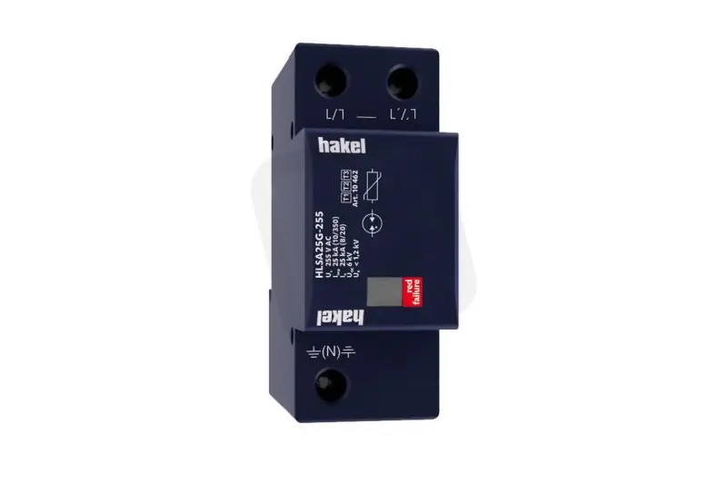 Top Prodej Svodič impulzních proudů a rázového přepětí HAKEL HLSA25G-255 SPD typ 1+2+3
