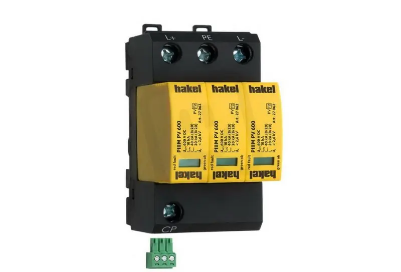 Sleva Svodič rázového přepětí PIIIM PV 600 DS Vseries SPD typ 2 PV HAKEL 27061