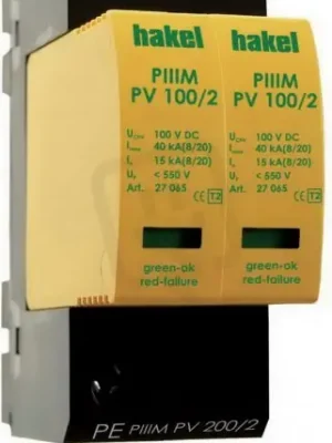 Svodič rázového přepětí PIIIM PV 200 DS/2 Vseries SPD typ 2 PV HAKEL 27064 Tovární Cena