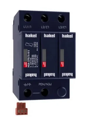 Svodič rázového přepětí HSA-275/3+0 S SPD typ 2+3 HAKEL 24523 Vrácení Zdarma