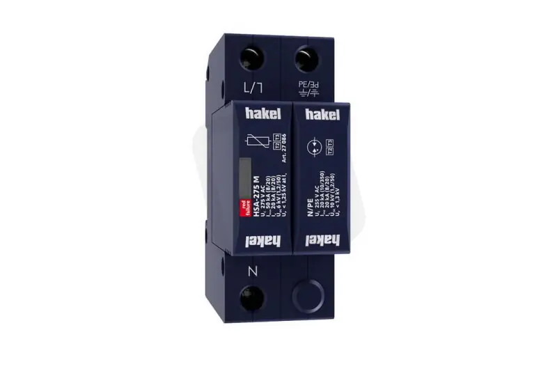 Svodič rázového přepětí HSA-275/1+1 M SPD typ 2+3 HAKEL 27081 Cenově Výhodný