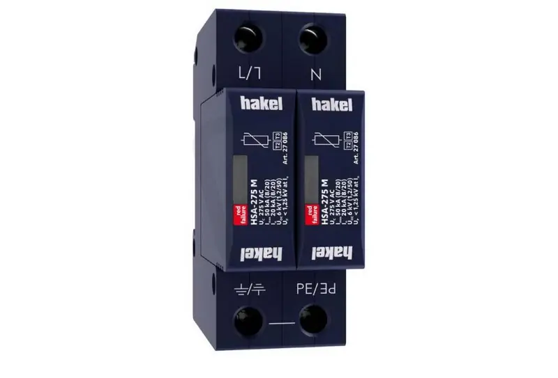 Svodič rázového přepětí HSA-275/2+0 M SPD typ 2+3 HAKEL 27082 Pouze Dnes