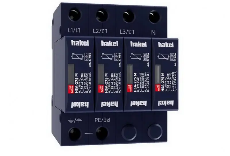 Koupit Online Svodič rázového přepětí HSA-275/4+0 M SPD typ 2+3 HAKEL 27085