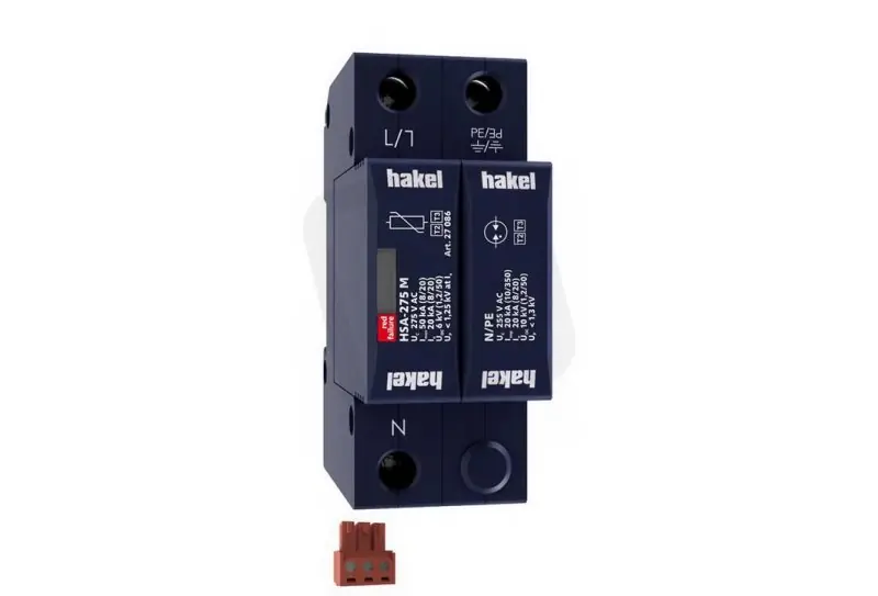 Omezená Nabídka Svodič rázového přepětí HSA-275/1+1 M S SPD typ 2+3 HAKEL 27091