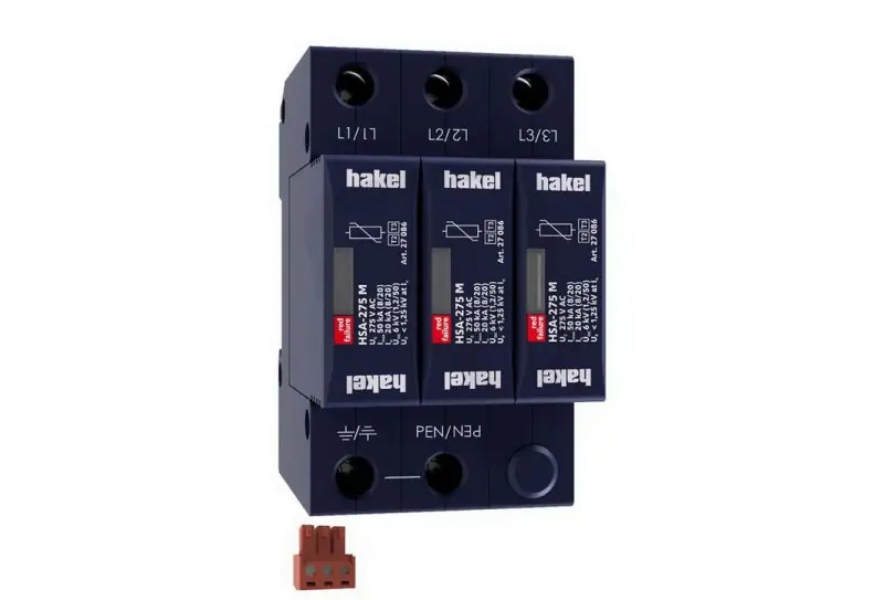 Svodič rázového přepětí HSA-275/3+0 M S SPD typ 2+3 HAKEL 27093 Speciální Cena