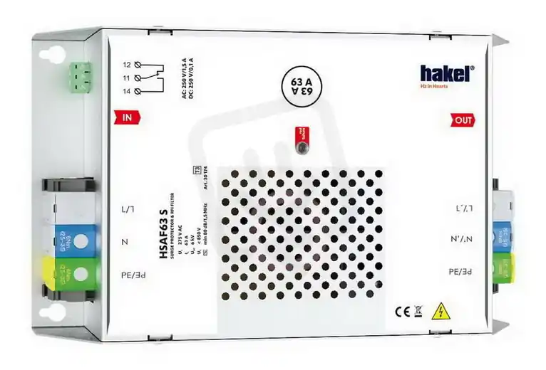 Dvoustupňový svodič přepětí HSAF63 S SPD typ 3 s VF filtrem HAKEL 30174 Poslední Šance