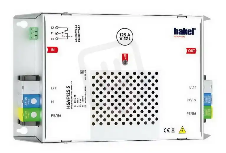 Oblíbený Dvoustupňový svodič přepětí HSAF125 S SPD typ 3 s VF filtrem HAKEL 30176