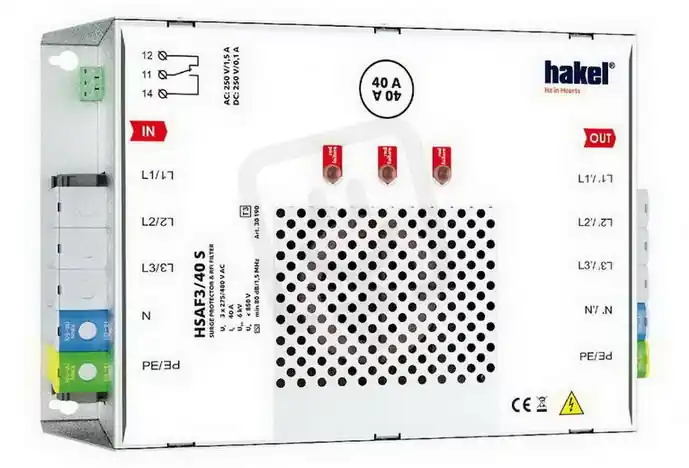 Dvoustupňový svodič přepětí HSAF3/40 S SPD typ 3 s VF filtrem HAKEL 30190 Sleva