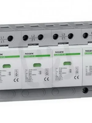 Svodič přepětí NOARK 105505 EX9UE 1+2 (B+C), 25 kA, 280 VAC, 3+Npól Finální Výprodej