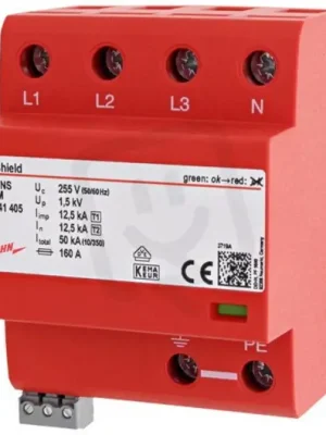 Speciální Cena Aplikačně optimalizovaný kombinovaný svodič DEHNshield typ 1+2 pro 3fáz TN-S
