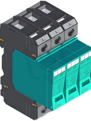 Přepěťová ochrana PO I 3 LCF 75kA 280V/25kA, modulární, vyměnitelná, B+C+D Časově Omezené