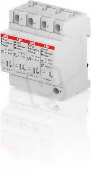 Originální OVR T2 3N 40-275 P QS Přepěťová ochrana T2 40-275 kA ABB 2CTB803973R1100