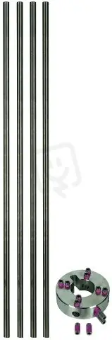 Upevňovací set pro stranový jímač 4 jímače Niro D=10mm L=1030mm DEHN 819186 Novinka