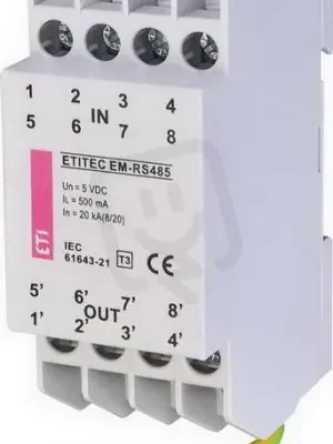 Zlevněný Svodič přepětí ETITEC EM-RS485 ETI 002441713