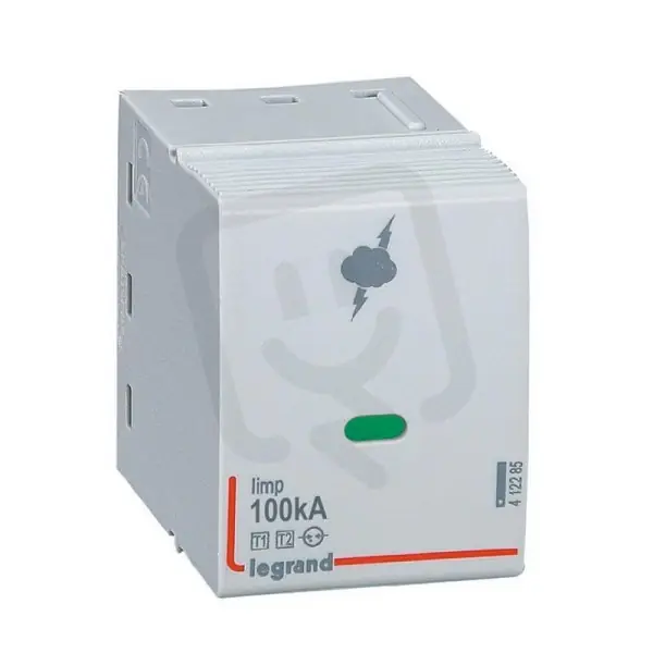 Aktuální VÝ,MĚNÝ, MODUL SVODIČE PŘEPĚTÍ N-PE 100KA, B+C LEGRAND 412285