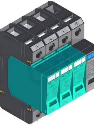 Nejprodávanější Přepěťová ochrana PO I 3+1m 280V/12,5kA, modulární, vyměnitelná, B+C+D
