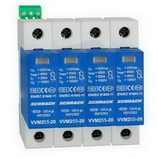 Svodič přepětí, set 4+0 TNS, třída II (C) 255V, In 20kA+k. SCHRACK IS111341-- Nejprodávanější