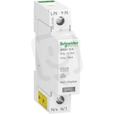 Výhodná Nabídka Svodič přepětí T1+T2 Acti9 iPRD1 12.5 1P SCHNEIDER A9L16182