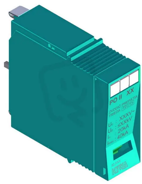 Nejlepší Cena Přepěťová ochrana PO II 0 385V/40kA, C+D - náhradní modul KIWA PO II 0 385V/40kA