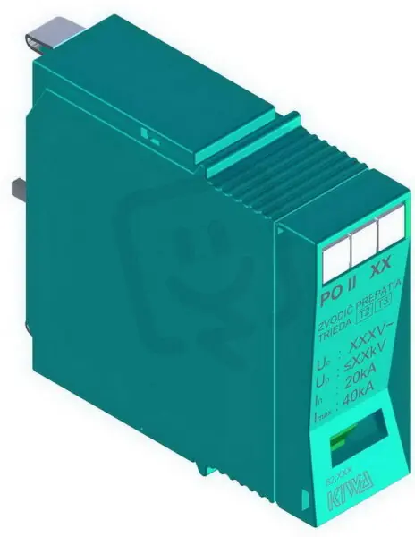 Výhodná Nabídka Přepěťová ochrana PO II 0 550V/40kA, C+D - náhradní modul KIWA PO II 0 550V/40kA