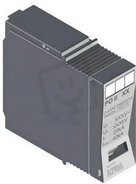 Aktuální Přepěťová ochrana PO II 0 N-PE 260V/40kA, C+D - náhradní modul bílý