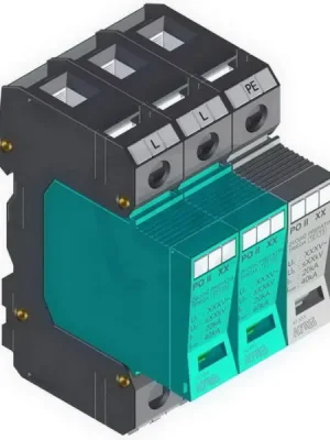 Přepěťová ochrana PO II 2+1 550V/40kA, modulární, vyměnitelná, C+D Ověřený