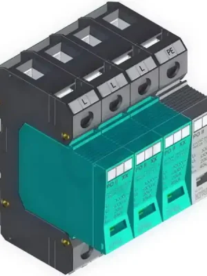 Přepěťová ochrana PO II 3+1 385V/40kA, modulární, vyměnitelná, C+D Poslední Šance