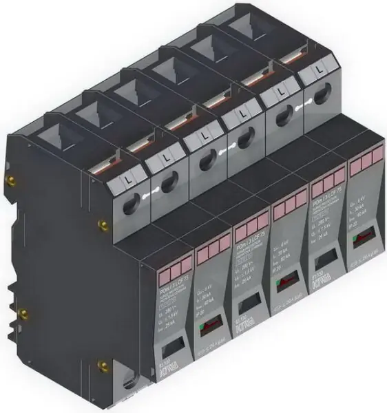 Levný Přepěťová ochrana POm I 3 LCF 75kA 280V/25kA, modulární, monoblok, B+C+D