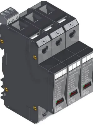 Přepěťová ochrana POm I 3 LCF 37,5kA 280V/12,5kA, modulární, monoblok, B+C+D Cenový Hit