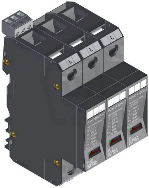 Přepěťová ochrana POm I 3 LCF 37,5kA 280V/12,5kA, modulární, monoblok, B+C+D Cenový Hit