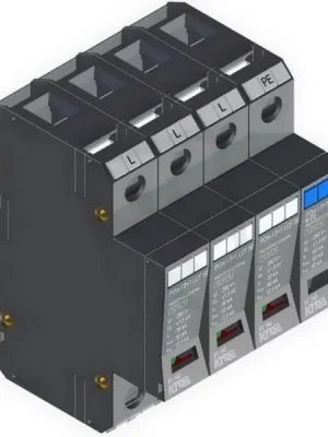 Finální Výprodej Přepěťová ochrana POm I 3+1 LCF 50kA 280V/12,5kA, modulární, monoblok, B+C+D