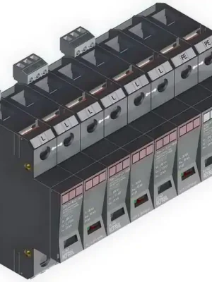 Přepěťová ochrana POm I 3+1 R LCF 100/25kA 280V/25kA, modulární, monoblok, B+C+D Autentický
