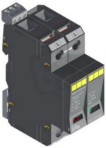 Přepěťová ochrana POm I R LCF 30kA 280V/30kA, modulární, monoblok, B+C+D Poslední Šance