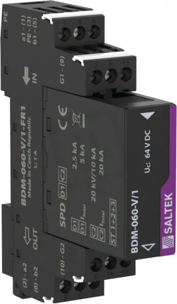 BDM-060-V/1-FR1 svodič bleskových proudů 60V DC max. 1 A SALTEK A06438 Aktuální