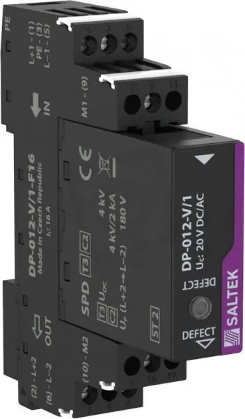 DP-012-V/1-F16 přepěťová ochrana napájení do 12 V DC výměnný modul SALTEK A05664 Nejlepší Volba