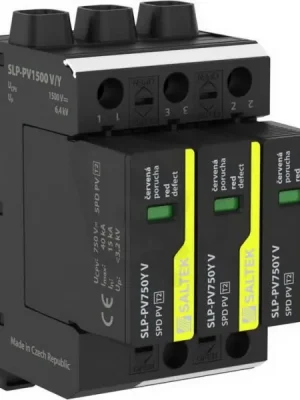 SLP-PV1500 V/Y svodič přepětí pro FVE do 1500V DC 40 kA (8/20) SALTEK A04304 Akční Nabídka