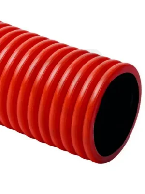 Cenová Bomba Ohebná dvouplášťová korugovaná bezhalog. chránička KOPOFLEX 110mm červená 25m