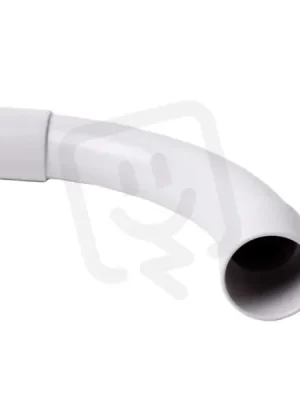 Koleno 90° pro tuhé elektroinstalační trubky PVC pr. 50 mm, světle šedé. Zlevněný