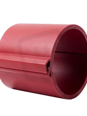 Chránička dělená HDPE bezhalogenová KOPOHALF pr. 160 mm, 750N/20cm, červená Cenová Bomba