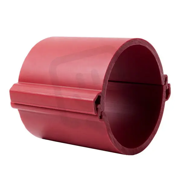 Chránička dělená HDPE bezhalogenová KOPOHALF pr. 160 mm, 750N/20cm, červená Cenová Bomba