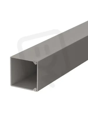Must-Have OBO WDK25025GR Nástěnný a stropní kanál s děrováním dna 25x25x2000 kamenná šeď