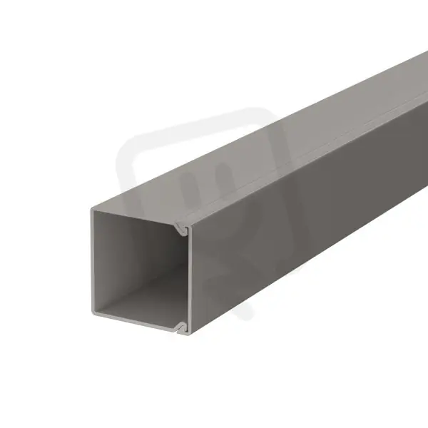 Must-Have OBO WDK25025GR Nástěnný a stropní kanál s děrováním dna 25x25x2000 kamenná šeď