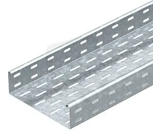Omezená Nabídka OBO MKS 650 FS Kabelový žlab MKS děrovaný se spojovací sadou 60x500x3000 Ocel