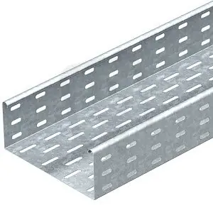 Vrácení Zdarma OBO MKS 830 FS Kabelový žlab MKS děrovaný se spojkami 85x300x3000 Ocel pás.zink