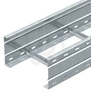 Víkendová Akce OBO WKLG 1640 FS Kabel. žebřík velká rozpětí děrovaná bočnice 160x400x6000 Ocel