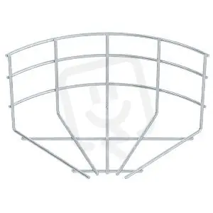 OBO GRB 90 115 FT Oblouk mřížových žlabů 90°, 105x150, Ocel, žárově zinkováno Vysoce Kvalitní
