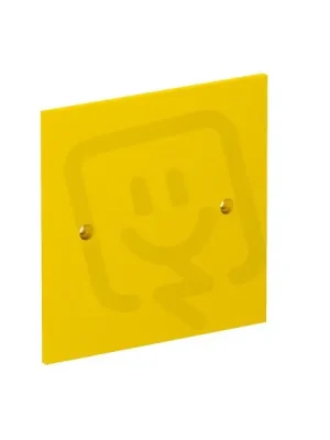 OBO VH-P1 Krycí deska, slepé, 95x95mm, řepkově žlutá Polyamid, PA Must-Have