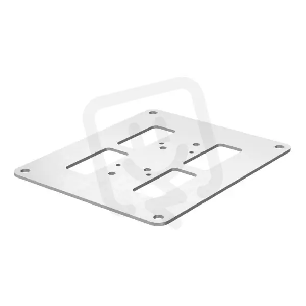 Zlevněný OBO ISSBP140110RW Podlahová deska pro ISS140110 200x170x3mm čistě bílá Ocel